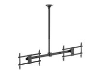 Equip Deckenhalterung 32"-60"/2TFT  40Kg Manu Dual-Screen sw lite Retail (650376)
