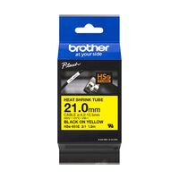 Brother SCHWARZ AUF WEIß 21,0MM L=1,5M (HSE251E SCHRUMPFSCHL)