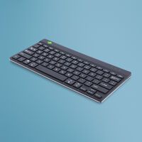 R-GO Tools R-Go Tastatur Compact Break US-Layout kabellos       schwarz (RGOCOUSWLBL)
