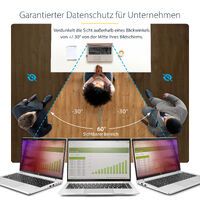 STARTECH.COM 39,62cm 15,6Zoll 16:9 Laptop Blickschutzfolie Doppelseitiger Laptop Goldfilter mit Erhö