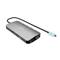 I-TEC USB-C Metal Nano 3x Display Docking Station 1x DP 1x HDMI 1x VGA 1x GLAN 1x USB-C Gen1 4x USB-