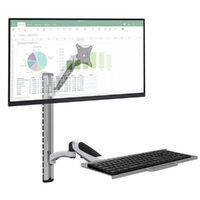EFB Techly Wandhalterung für 38,1cm 15Zoll - 68,58cm 27Zoll Tastaturablage und Arm (ICA-PLW-02)