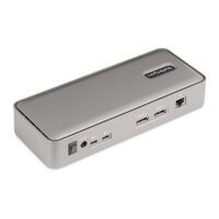 STARTECH.COM Dual Monitor USB-C KVM Dockingstation fur Zwei Laptops 2x 4K DisplayPort Dock/KVM Switc