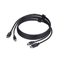 STARTECH.COM 1,8m DisplayPort und USB 5Gbps KVM Kabel 4K 60Hz DP und USB 3.2 Kombikabel fur KVM Swit