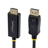 STARTECH.COM 1m DisplayPort auf HDMI Adapterkabel mit rutschfesten Steckern 4K 60Hz HDR unidirektion
