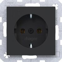 Hager SSD NACHTSCHWARZ MATT (WAS1100BM BERKER AX/)