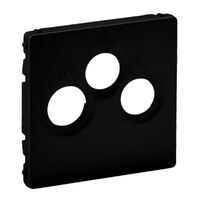 Legrand ABDECKUNG TV-R-SAT SCHWARZ (756792   VALENA LIFE)