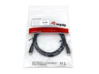 Equip Kabel USB-C2.0->C 3A       PD60W  St/St  0.50m schwarz (128833)