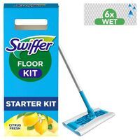 Swiffer Bodenwischer Starter-Set Mit 1 Bodenwischer Sowie 6 Feuchten Bodentüchern