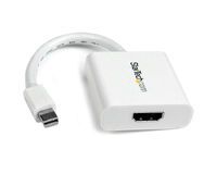 StarTech.com Mini DisplayPort to HDMI Video Adapter Converter - White - 0.12 m - Mini-DisplayPort - HDMI - Male - Female - Straight