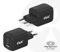 Club 3D Club3D Ladegerät   2xUSB Typ C, 1xUSB Typ A, PD  65W, GaN retail (CAC-1913EU)