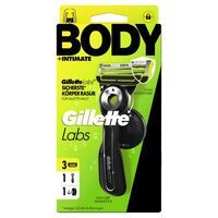 Gillette Labs Body + Intimate Rasierapparat mit 3 Klingen + Handstück