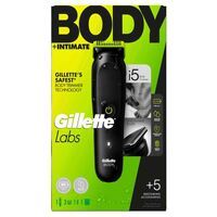  GilletteLabs i5 Körper- + Intimhaartrimmer für Männer, SkinFirst Tech, Lithium-Ionen-Akku 