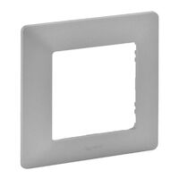 Legrand Vlife 1Fach Rahmen Aluminium 754131