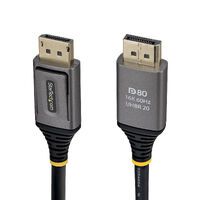 STARTECH.COM 50cm DisplayPort 2.1 Kabel VESA zertifiziert DP80 unkomprimiert 10K/8K60Hz 16K60Hz/8K24
