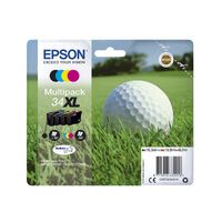 Epson Golf ball Multipack 4-colours 34 DURABrite Ultra Ink - Standard Yield - Pigment-based ink - 6.1 ml - 4.2 ml - 1 pc(s) - Multi pack