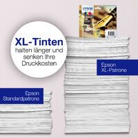 Epson Tintenpatrone schwarz DURABrite Ultra T 162     T 1621 Druckerpatronen