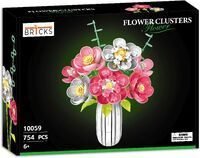 Br1cks GmbH BR1CKS Rosenstrauß mit Vase