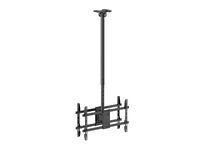 Equip Deckenhalterung 43"-86"/2TFT  50Kg Rücken->Rücken   sw lite Retail (650377)