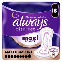 Multipack 2x Always Discreet Inkontinenz Maxi Comfort 8 Stück
