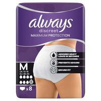 Multipack 8x Always Discreet Inkontinenz Pants Max Protection S/M 8 Stück