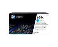 HP 654A Cyan Original LaserJet Toner Cartridge - 15000 pages - Cyan - 1 pc(s)