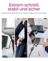 ICY BOX IB-LAN301-C3 USB Type-C / Type-A zu LAN Kabel und Adapter -Computer-