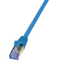 LogiLink 0.5m Cat.6A 10G S/FTP - 0.5 m - Cat6a - S/FTP (S-STP) - RJ-45 - RJ-45 - Blue