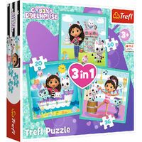 Trefl S.A. 3 in 1 Puzzle  Gabby's Dollhouse