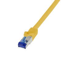 Logilink Patchkabel Ultraflex, Cat.6A, S/FTP, gelb, 1 m (C6A037S)