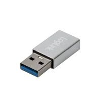 Logilink Adapter USB 3.2 Gen1 Type-C,USB-A/M zu USB-C/F,silb (AU0056)