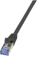 LogiLink Cat6a S/FTP - 2m - 2 m - Cat6a - S/FTP (S-STP) - RJ-45 - RJ-45 - Black