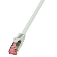 Logilink Patchkabel CAT6   S/FTP AWG27 PIMF 10,00m grau (CQ2092S)
