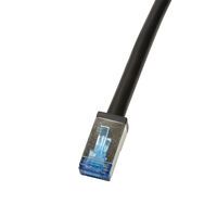 LogiLink CQ7123S - 30 m - Cat6a - S/FTP (S-STP) - RJ-45 - RJ-45 - Black