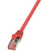 LogiLink 1m Cat.6 S/FTP - 1 m - Cat6 - S/FTP (S-STP) - RJ-45 - RJ-45 - Red