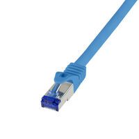 Logilink Patchkabel Ultraflex, Cat.6A, S/FTP, blau, 10 m (C6A096S)