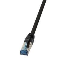 LogiLink CQ6145S - 50 m - Cat6a - S/FTP (S-STP) - RJ-45 - RJ-45 - Black