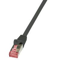 LogiLink 0.5m Cat.6 S/FTP - 0.5 m - Cat6 - S/FTP (S-STP) - RJ-45 - RJ-45 - Black