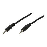 Logilink Audiokabel 1x 3,5mm -> 1x 3,5mm St/St  3.00m bk (CA1051)