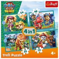 Trefl S.A. Puzzles - ''4in1'' - Tales from Dinosaur Island / Viacom PAW PATROL: THE DINO MOVIE 2026