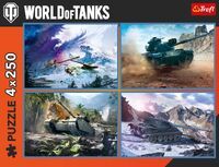 Trefl S.A. Puzzle 4x250 - World of Tanks
