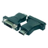 Logilink HDMI Adapter, HDMI male - DVI-D female, (Gold) (AH0002)
