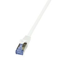 Logilink Patchkabel mit Cat7-Rohk. Primel. S/FTP weiß 0,50m (CQ4021S)