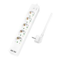 Logilink Steckdosenleiste 5-fach, 1,5m 2xUSB 5V/2,1A max. (LPS249U)