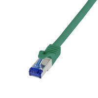 Logilink Patchkabel Ultraflex, Cat.6A, S/FTP, grün, 0,5 m (C6A025S)