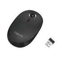 Logilink Maus Funk & Bluetooth,2.4GHz,800/1200/1600dpi,schw. (ID0204)