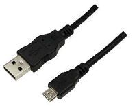 Logilink USB Kabel A -> micro B St/St  0.60m schwarz (CU0057)