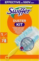 Swiffer Staubmagnet Starter-Set (1 Griff + 7 Nachfülltücher) Fängt Und Schließt 3-mal Mehr Staub Und Haare Ein Als Herkömmliche Staubwedel