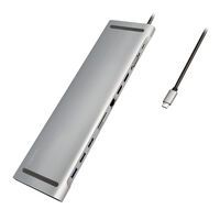 LogiLink UA0373 - Wired - USB 3.2 Gen 1 (3.1 Gen 1) Type-C - 100 W - 3.5 mm - 10,100,1000 Mbit/s - Aluminium