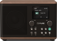 Pure Heimradio DAB+  Pure Sortiment Classic H4 coffee black/walnut